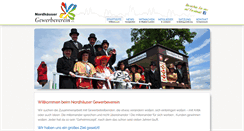 Desktop Screenshot of gewerbeverein-nordhausen.de
